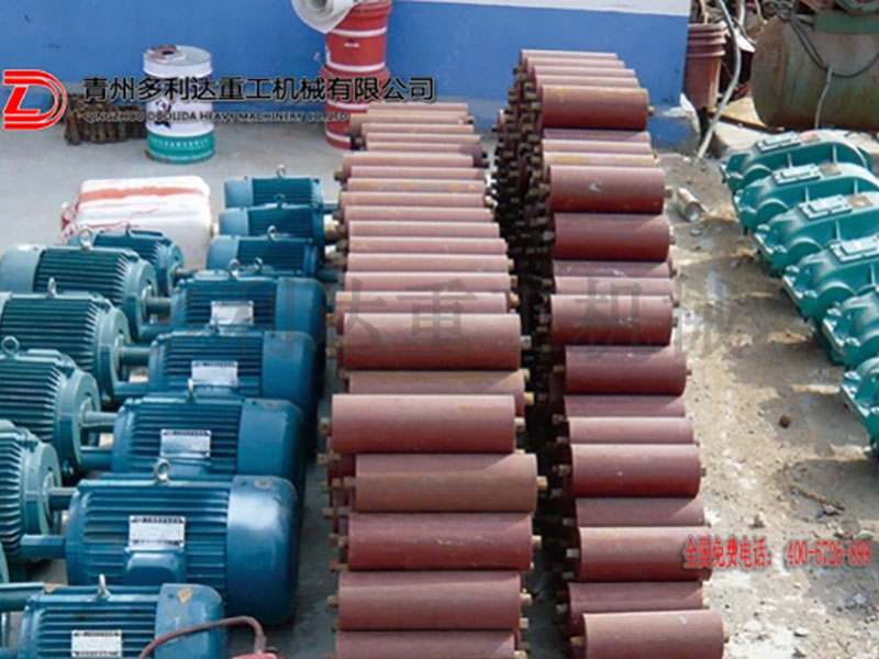  電機，托輥，減速機